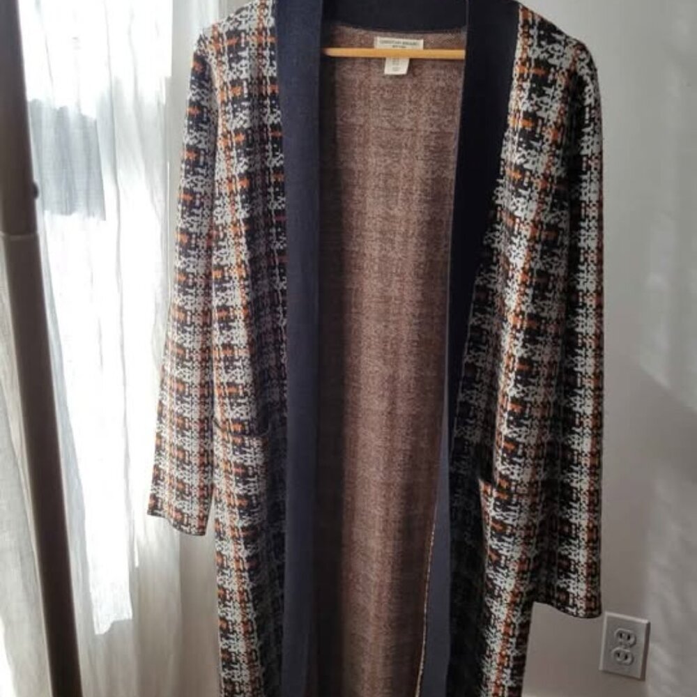 Christian Siriano Long Cardigan Duster - Medium
